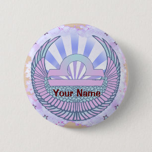 Macaron Rond 5 Cm Anniversaire de Libra