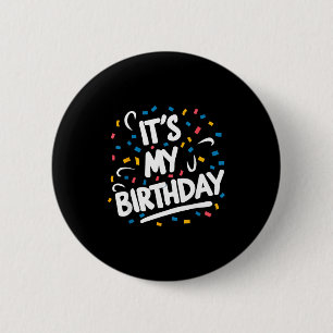 Macaron Rond 5 Cm Anniversaire pour garçons filles enfants hommes fe