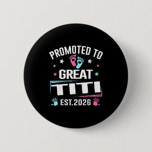 Macaron Rond 5 Cm Annonce de grossesse de Titi Est 2026 Promu