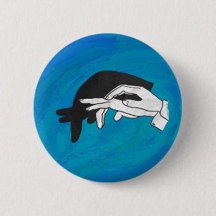 Macaron Rond 5 Cm Anteille Ombre Sur Bleu