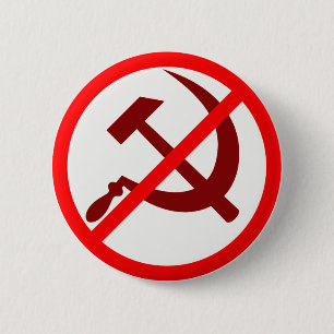 Macaron Rond 5 Cm Anti-Communiste