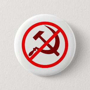 Macaron Rond 5 Cm anti-communiste