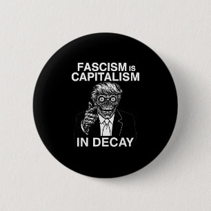 Macaron Rond 5 Cm Anti Fascisme Anti Trump Le Fascisme Est Le Capita