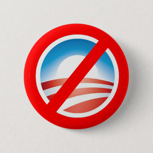 Macaron Rond 5 Cm Anti Obama T-shirts de NOBAMA, tasses, sweat -