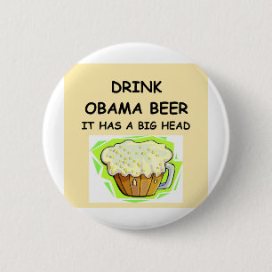 Macaron Rond 5 Cm anti plaisanteries d'obama