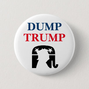 Macaron Rond 5 Cm Anti Président Donald Trump Politique