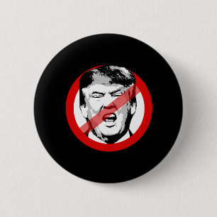 MACARON ROND 5 CM ANTI-TRUMP - - -
