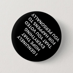 Macaron Rond 5 Cm Anti-Trump résiste au fascisme Politique anti-répu