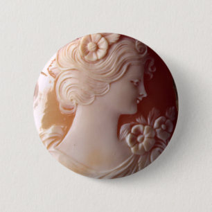 Macaron Rond 5 Cm Antique Cameo