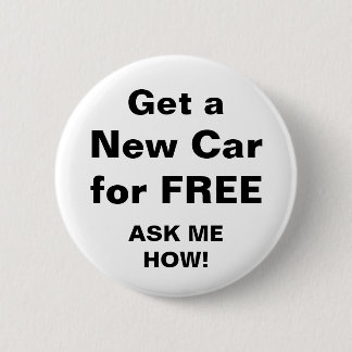 Macaron Rond 5 Cm Appelez une nouvelle voiture pour LIBRE