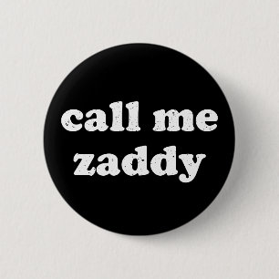 Macaron Rond 5 Cm Appelle-moi Zaddy