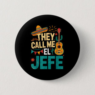 Macaron Rond 5 Cm Appellez el jefe guitare cinco de mayo musique hom