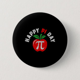 Macaron Rond 5 Cm Apple Pi Day 3.14 Math Enseignant Geek étudiant Ne