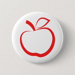 Macaron Rond 5 Cm Apple rouge