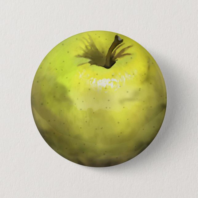 Macaron Rond 5 Cm Apple se boutonnent (Devant)