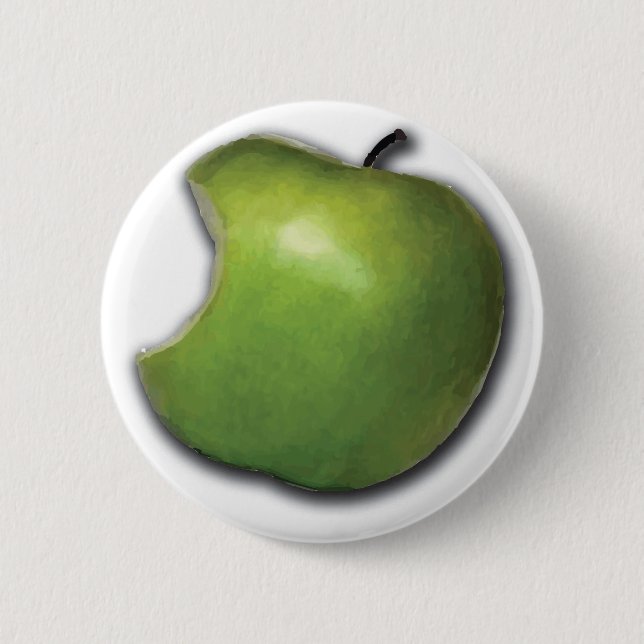 Macaron Rond 5 Cm Apple se boutonnent (Devant)