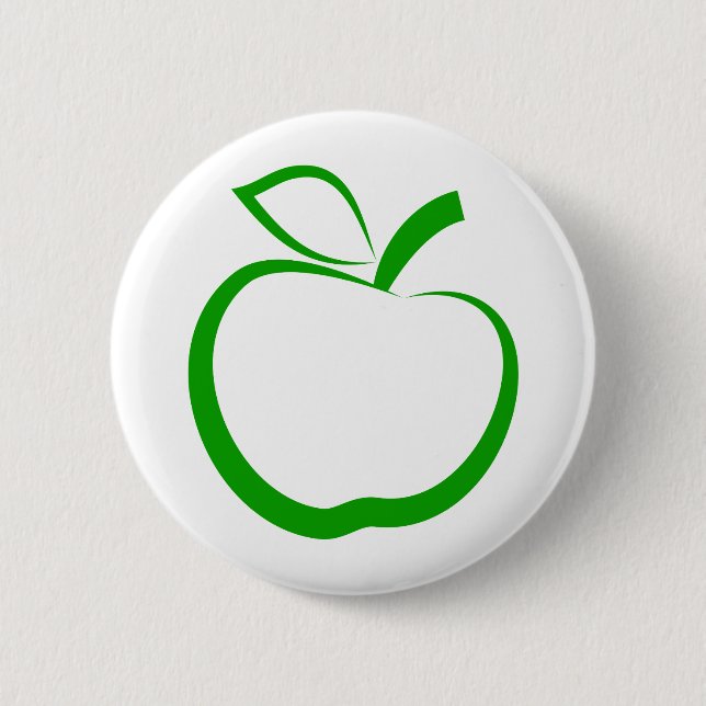 Macaron Rond 5 Cm Apple vert (Devant)