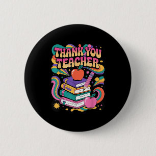 Macaron Rond 5 Cm Appr Merci Apple Enseignants Motivationnel Appr