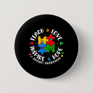 Macaron Rond 5 Cm Apprendre Amour Espoir Inspirer Sensibilisation su