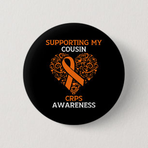 Macaron Rond 5 Cm Appuyer Mon Cousin Rsd Crps Mois De Sensibilisatio