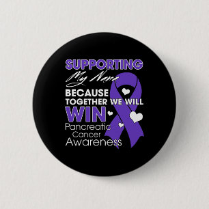 Macaron Rond 5 Cm Appuyer Mon Nana Pancreatic Cancer Sensibilisation