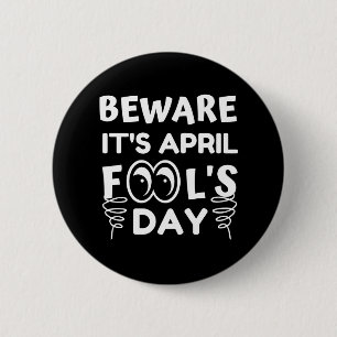 Macaron Rond 5 Cm April Fool's Day Funny