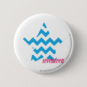 Macaron Rond 5 Cm Aqua 2 de zigzag