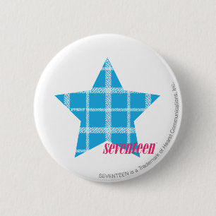 Macaron Rond 5 Cm Aqua 3 de plaid
