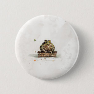 Macaron Rond 5 Cm Aquarelle