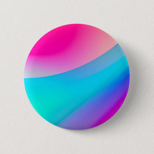 Macaron Rond 5 Cm Aquarelle abstraite pastel ombré rose bleu 