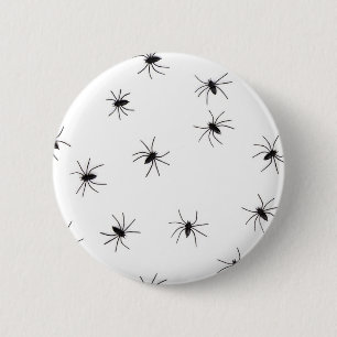 Macaron Rond 5 Cm Arachnophobie (araignées) (insectes crus Déplaisan