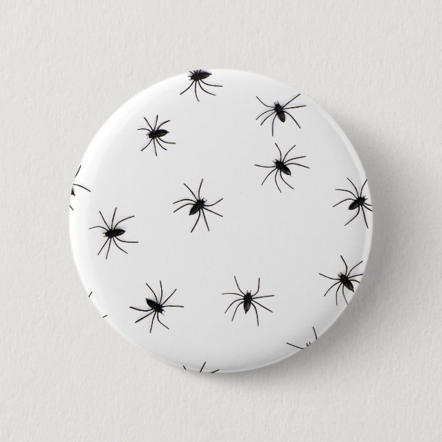 Macaron Rond 5 Cm araignées (Devant)
