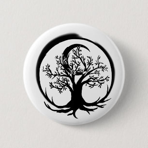 Macaron Rond 5 Cm Arbre de la vie