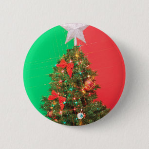 Macaron Rond 5 Cm arbre de noël