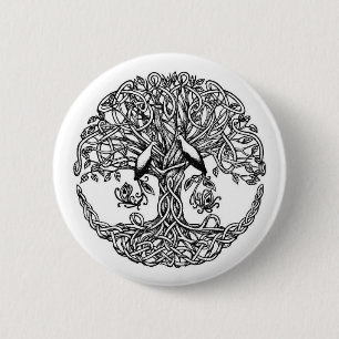 Macaron Rond 5 Cm arbre de vie