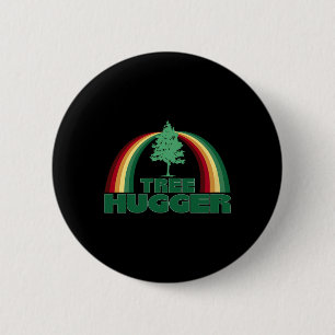 Macaron Rond 5 Cm Arbre Hugger Jour des terres Arbre De l'environnem