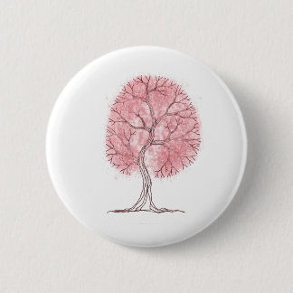 Macaron Rond 5 Cm Arbre rose
