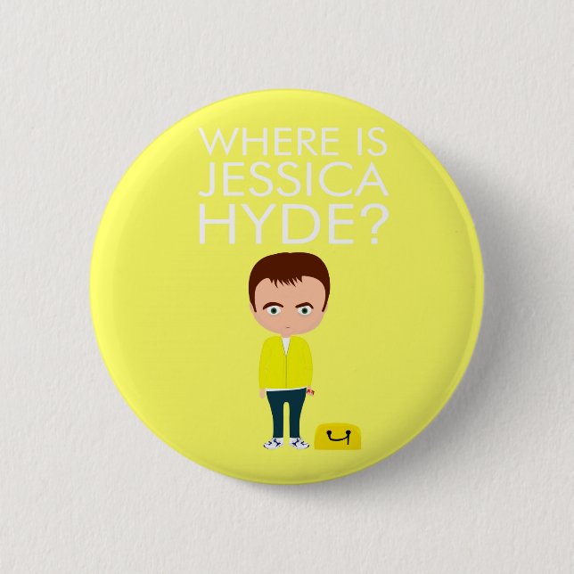 Macaron Rond 5 Cm Arby d'Utopie (Devant)