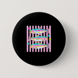Macaron Rond 5 Cm Arc-en-ciel coloré truite prépa été vie lacustre
