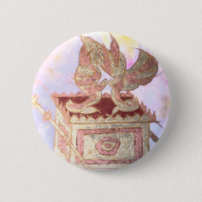 Macaron Rond 5 Cm Arche du Pacte (Devant)