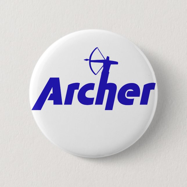 Macaron Rond 5 Cm Archer (Devant)