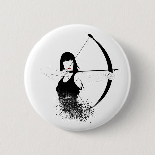 Macaron Rond 5 Cm Archer féminin