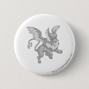 Macaron Rond 5 Cm Argent d'aire