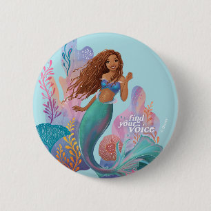 Macaron Rond 5 Cm Ariel Trouve ta voix