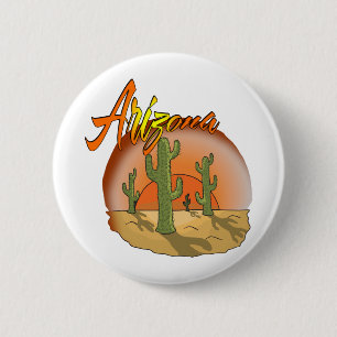 Macaron Rond 5 Cm ARIZONA Sunset Cactus