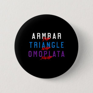 Macaron Rond 5 Cm Armbar Triangle Omoplata Jiu Jitsu MMA