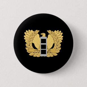 Macaron Rond 5 Cm Armée - Adjudant-chef - W03 - Appartement - Aigle
