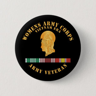 Macaron Rond 5 Cm Armée - Corps des femmes Armée de terre Vietnam Er