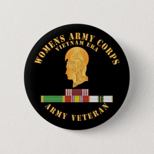 Macaron Rond 5 Cm Armée - Corps féminin de l'Armée de terre Vietnam 