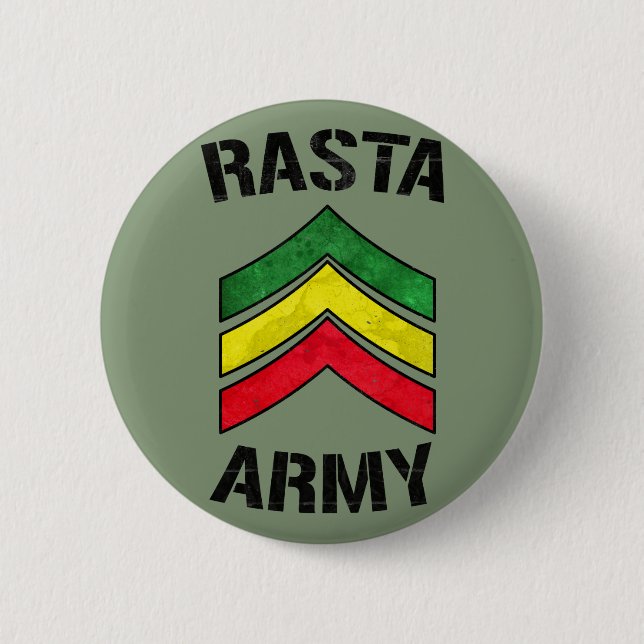 Macaron Rond 5 Cm Armée de Rasta (Devant)